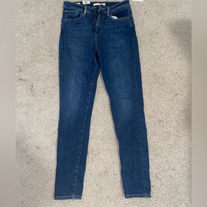 High Rise Levi Skinny Jeans